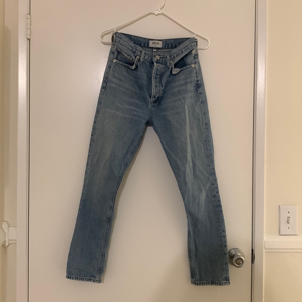 We are selling Agolde jeans